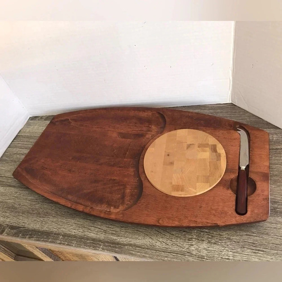 Vtg  Baribocraft Charcuterie Board - Picture 7 of 12